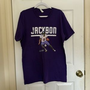 Lamar Jackson Graphic Tee size Large